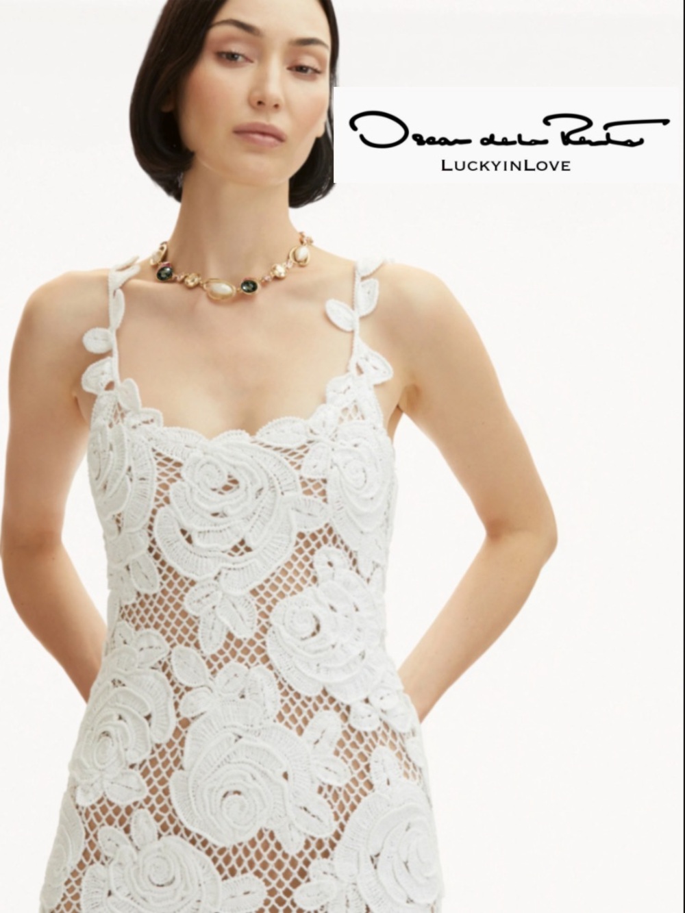 Oscar de la Renta • Faux Baroque Pearl Necklace - Picture 2 of 7